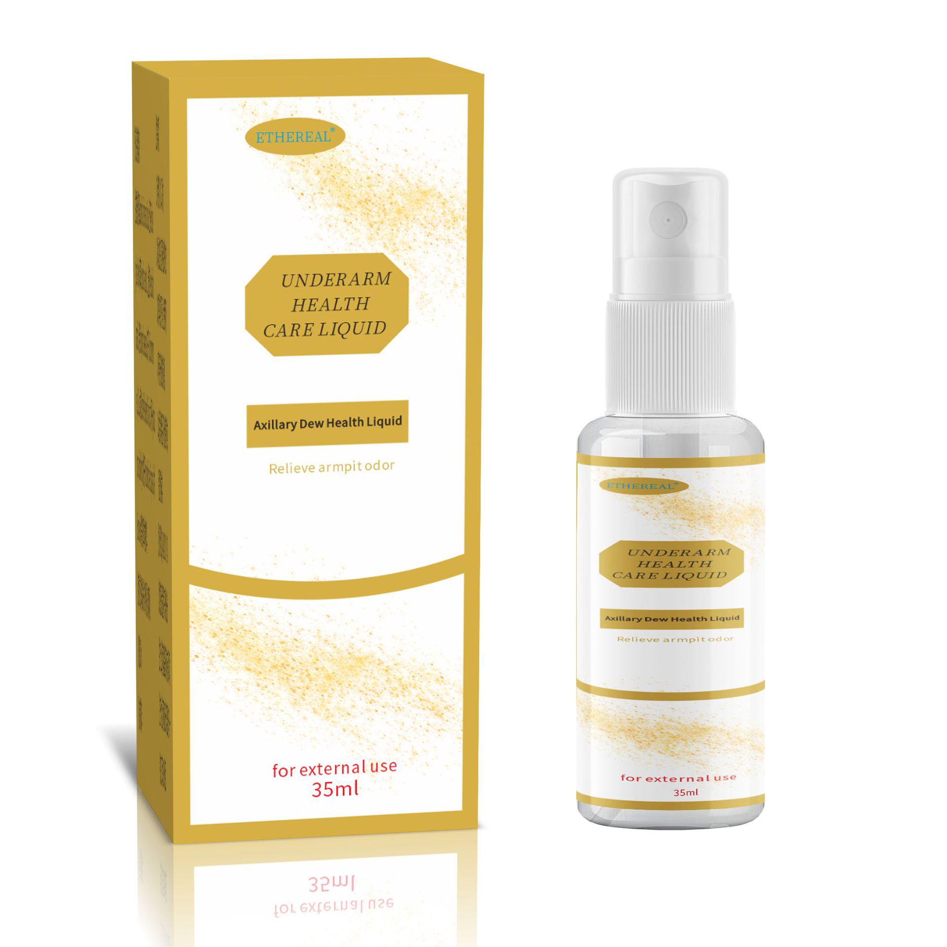 Portable 35ml Armpit Deodorant Spray - Long-lasting Odor Eliminator for Men & Women