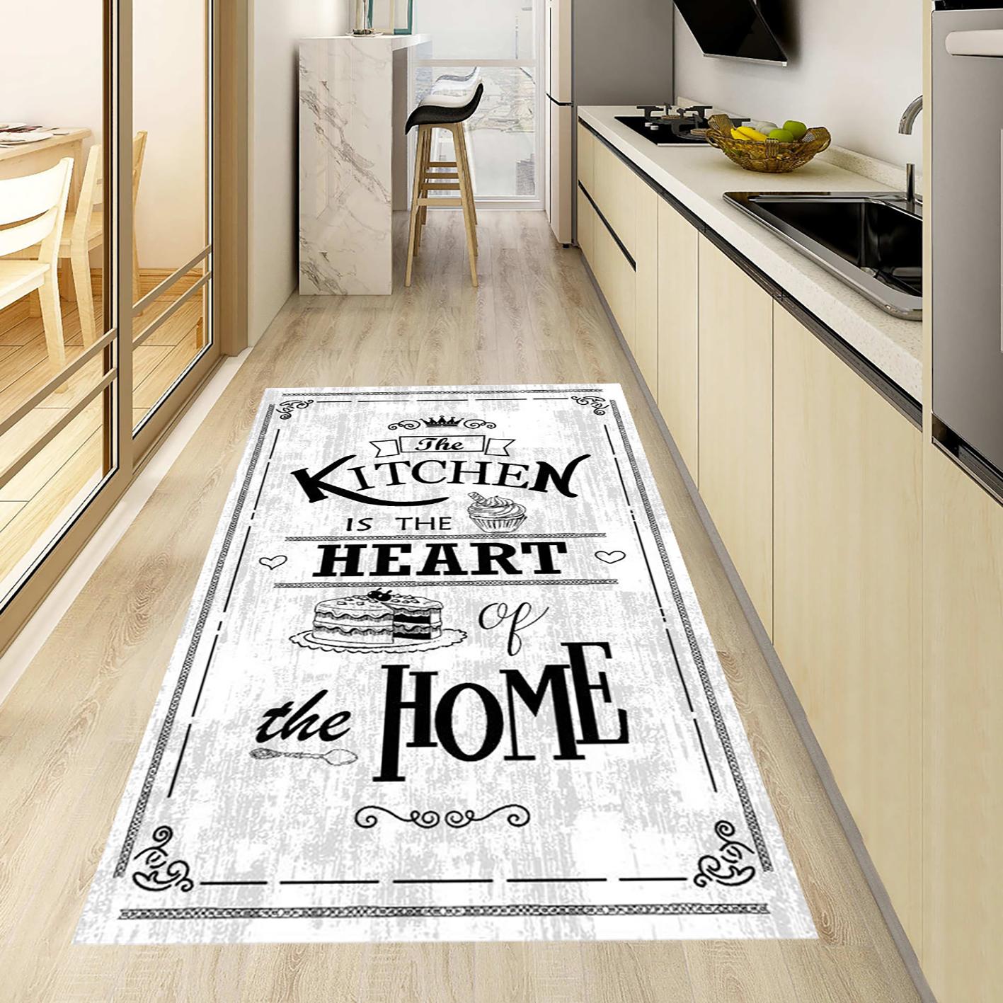 

MD-LİFE HOME Моющийся кухонный ковер на нескользящей основе с цифровой печатью