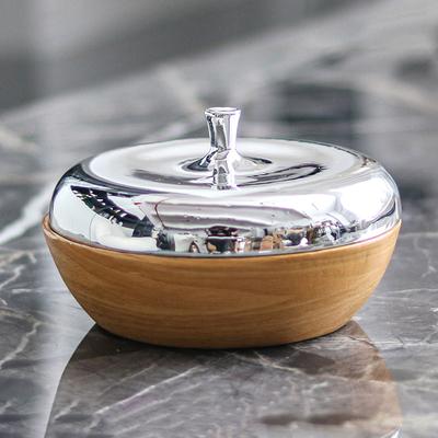 Moderne nordische leichte Luxus Imitation Holzmaserung Aufbewahrungsglas Ornamente Musterzimmer Wohnzimmer TV-Schrank Restaurant Aufbewahrungseinrichtung