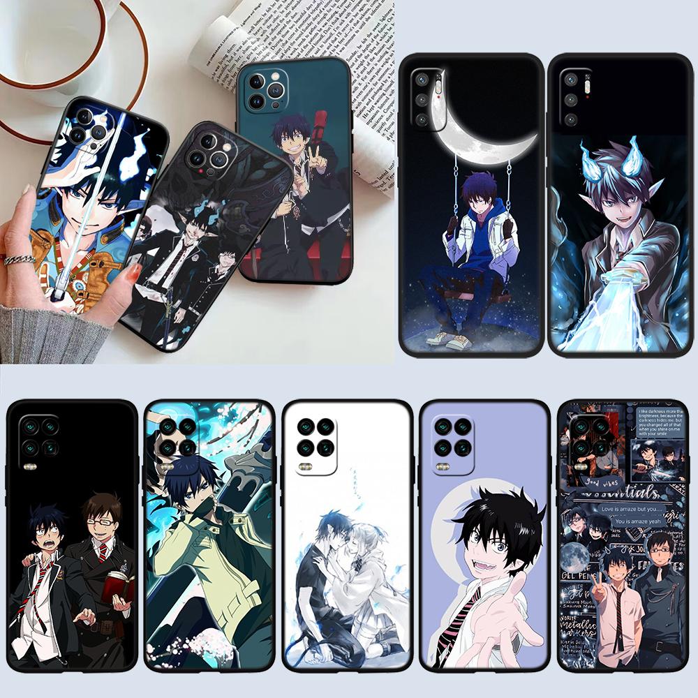 NH11 Blue Exorcist Phone Case for Samsung Galaxy M06 M15 M16 M35 M55 M56 A36 A42 A50 A50S A51 A52 A32 A33 A05 A05S A06 A16 A20