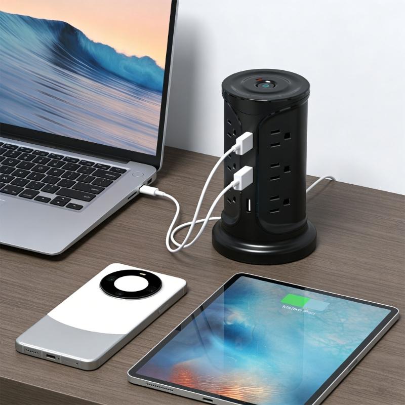 Convenient 15 In 1 USB Type C powerplant With Fast Charging For Multiple Devices Simultaneously