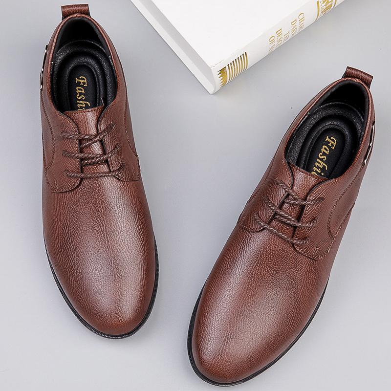 Classic Mens Sneakers Elegantes Man Casual Shoes Breathable Men Business Shoes Genuine Leather Oxford Footwear Male Formal Dress