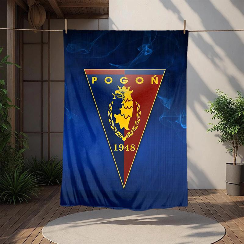 Mks Pogo Szczecin Flannel Blanket Soft Warm All-Season Throw, Design for Camping, Car Travel, Hiking Sofa, Bed, Office Perfect Gift for Parties