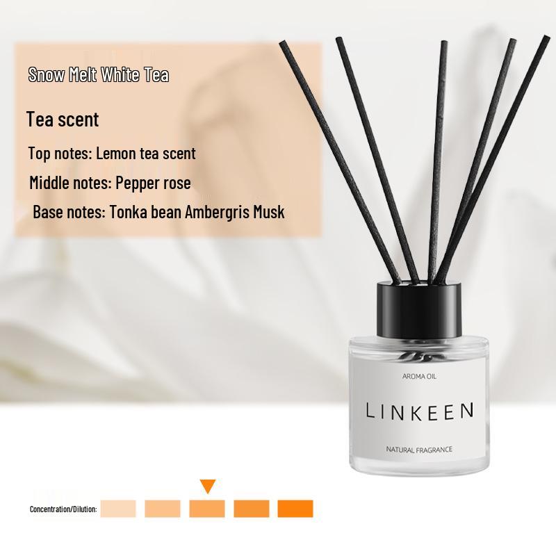 Lingke Hotel Flameless Aroma Diffuser & Long-lasting Bathroom Deodorizer 50ml