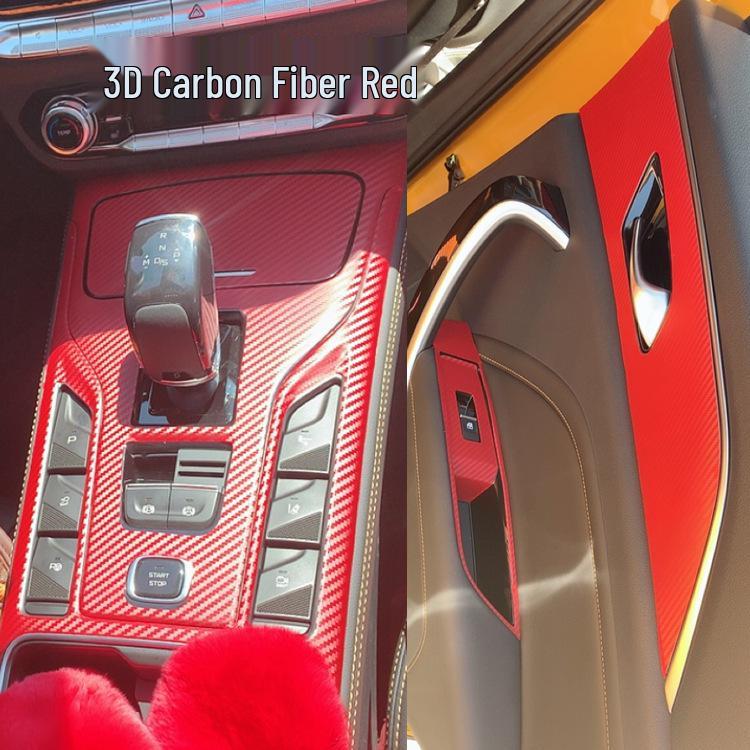 Bestune T77 Carbon Fiber Shift Molding & Interior Decoration Stickers