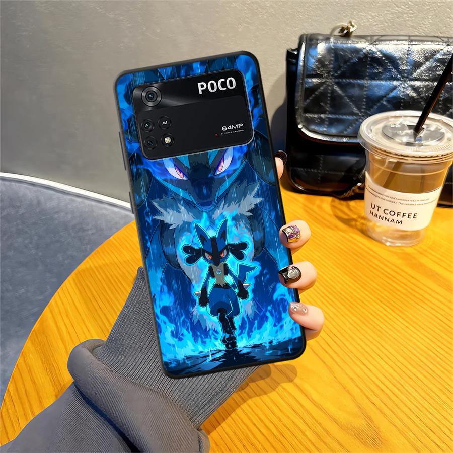 Funda Phone Cover Case for Xiaomi Poco F8 X3 X4 X5 X7 Pro F1 M3 M4 M7 Pro C75 F3 C71 C50 M5 C61 Cute Pikachu Pokemon