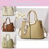 Trendy Fashionable Pu Tote Bag For Women Large Capacity Versatile Crossbody Shoulder Bag
