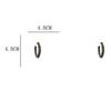 New Trendy Large Ring Temperament Circle Ring Earrings