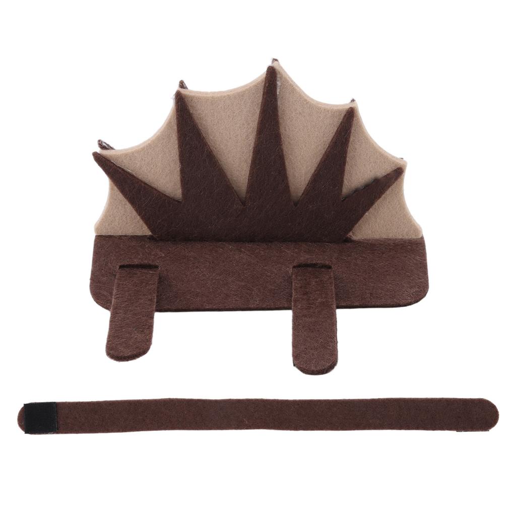 Pet Lizard Costume Skin Friendly 3 Adjustable Straps Cute Felt Reptile Clothes for Bearded Dragon