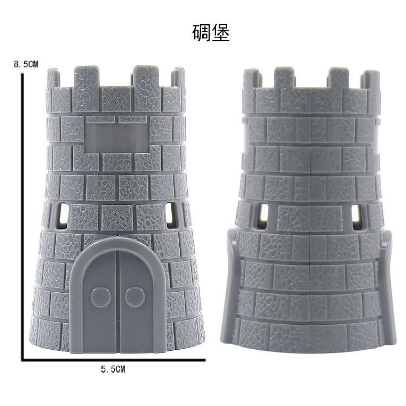 Doll Scene With Anti-Aircraft Maxine Anti-Aircraft Heavy Machine Gun Mortar Assembly Building Block
