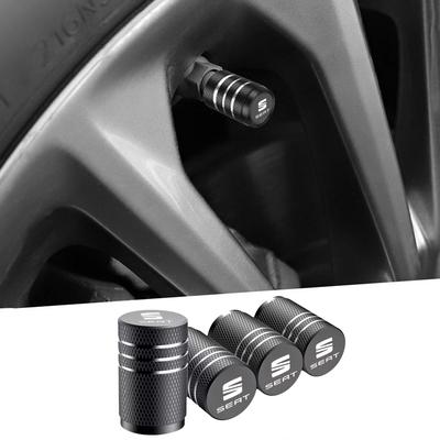 High Quality Car Wheel Tire Valve Caps Tyre Stem Covers Airdust Waterproof  For Leon Fr Mk2 Mk3 Lbiza Altea Car Accessories