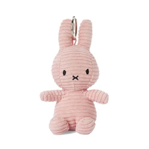 [Marks International] BON TON TOYS Corduroy Miffy Keychain 10cm Light Pink