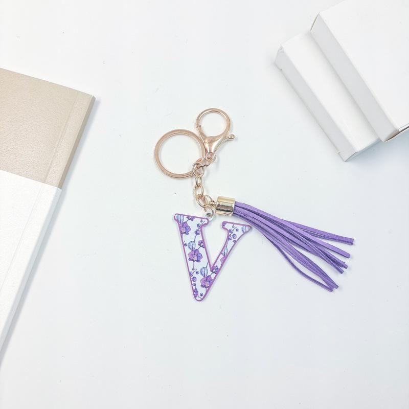 Colorful English Alphabet Keychain & Graduation Gift Accessory