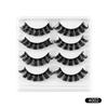 New Arrival D Curved Russian Curl False Eyelashes Chemical Fiber Eyelashes Thick Curl