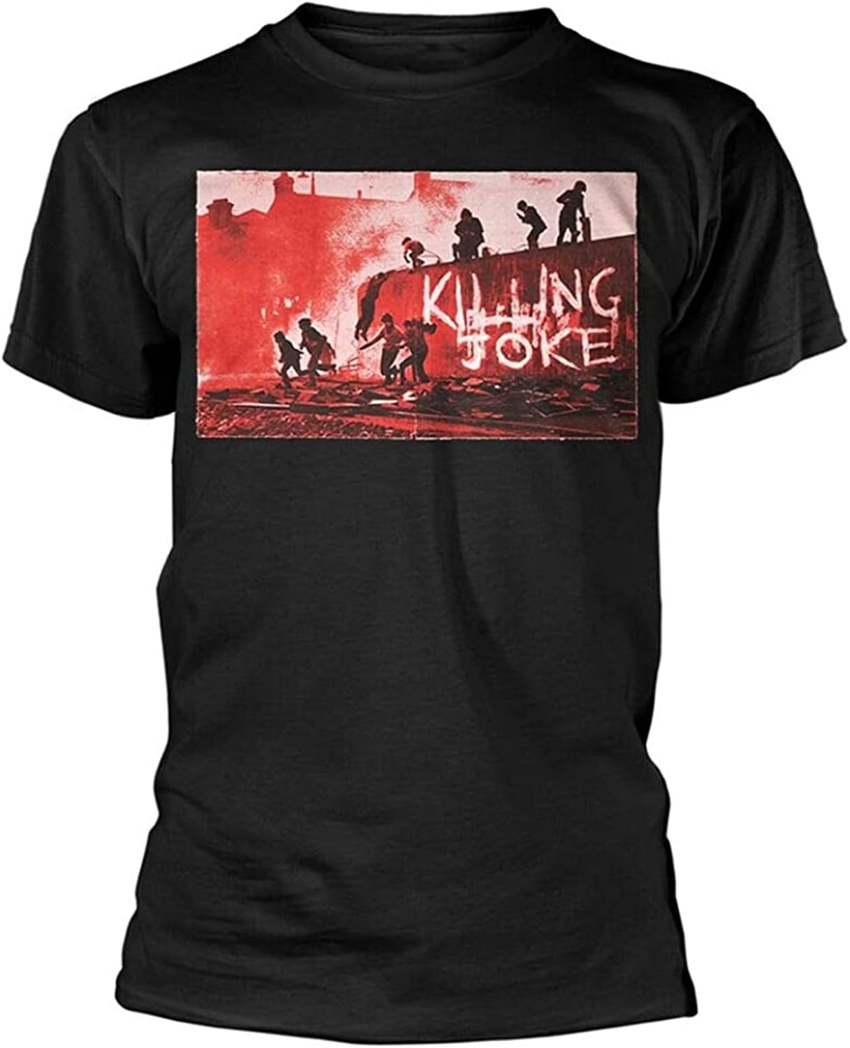 Mens T-Shirt Killing Joke First Album Short Sleeve Crewneck Tee XXL