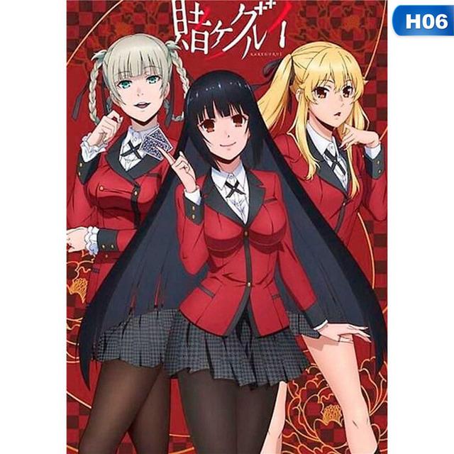 Cartoon, Anime, Painting, Pictures, Gambling, Canvas Posters, Children's Living Room, Art, Home, Wall Decoration Posters