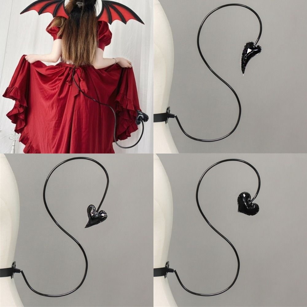 Little Demon Bat Tail Waistband Universal Cosplay Costume New Sweetheart Tail  Party Accessories