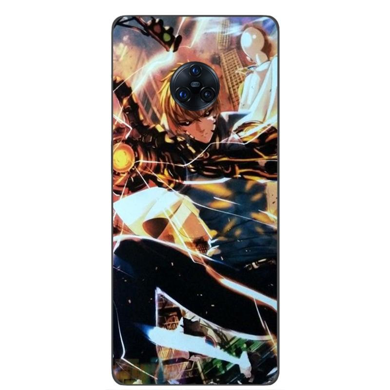 כיסוי טלפון One Punch Man גנוס עבור VIVO Y95 Y93 Y31 Y20 V19 V17 V15 Pro X60 NEX כיסוי טלפון שחור רך