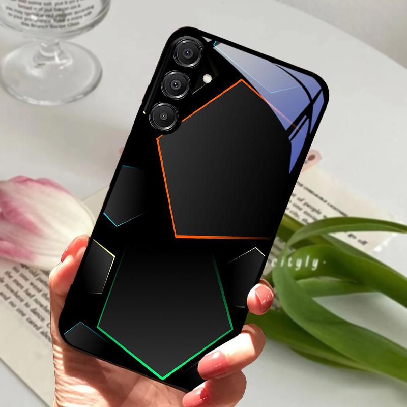 For Samsung A26 5G Case Hard PC Tempered Glass Phone Cover For Samsung Galaxy A36 A56 5G Fashion Animal Glass Protector Cases