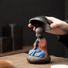 Ceramic Creative Little Monk Tea Strainer Tea Leaking Tea Strainer Household Kung Fu Set Accessories Ceremony Decoration