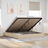 VidaXL Ottoman Bed Frames Without Mattress Cream 160x200 Cm Fabric, Bed Frame, Upholstered Bed Frame, Ottoman Bed Frame 3310894