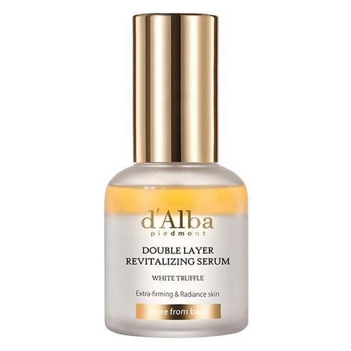 d’Alba White Truffle Double Layer Revitalizing Serum 30ml – Glow Boosting Oil & Essence Serum 30ml