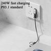 Right Angle USB Adapter USB To Type C Adapter With Anti-Lost Lanyard Cell Phone Connector For Home Offices Tablets Desktops