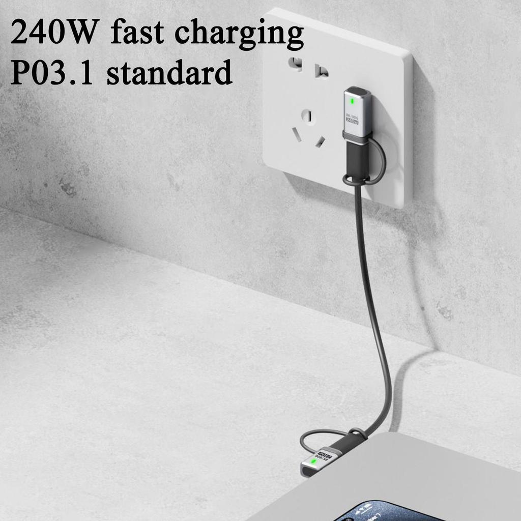 Right Angle USB Adapter USB To Type C Adapter With Anti-Lost Lanyard Cell Phone Connector For Home Offices Tablets Desktops