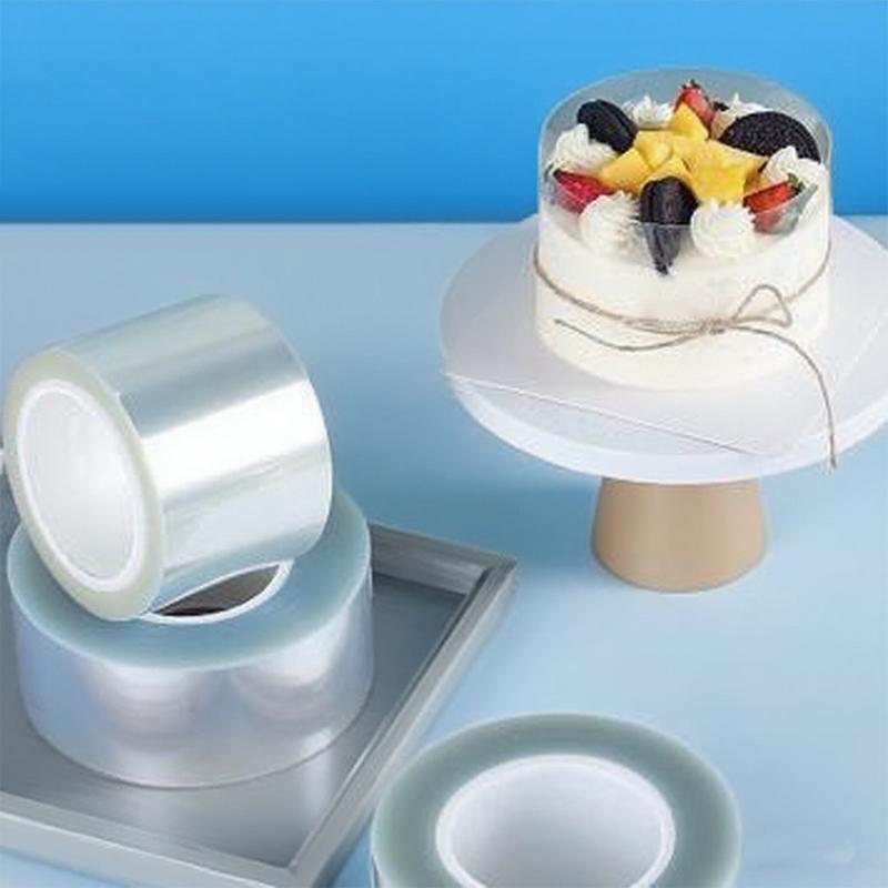 8Cm/10Cm/12Cm 0.5Kg/1Kg Clear Cake Film Acetate Film Sheet Acetate Cake Collar Acetate Roll Cake Collar Cake Surround Film