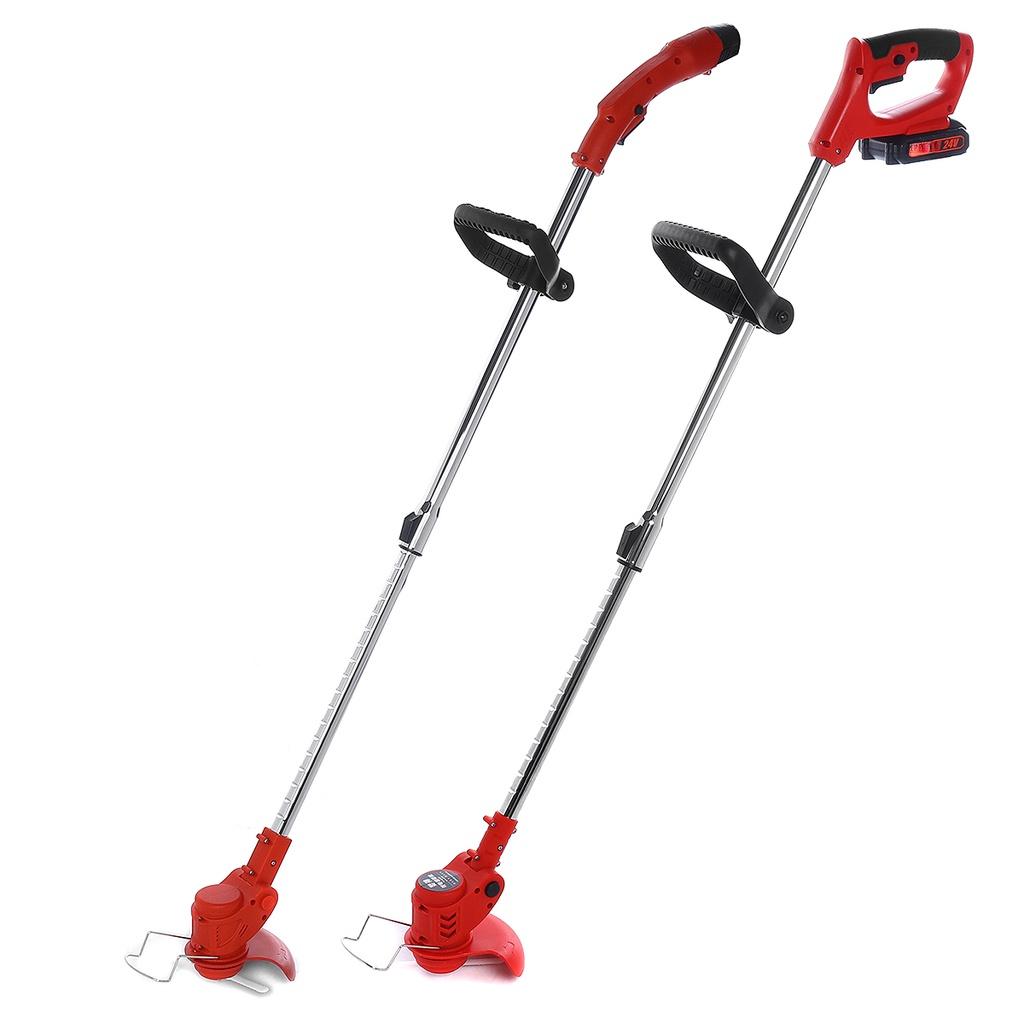 Portable Grass Trimmer Cordless Lawn Grass Cutter with Batteries  Garden Mowing Power Tool Kits Electric Grass Cutter