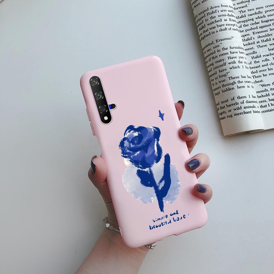 For Honor 20 Case For Honor 20 Pro YAL-AL10 Cover Cute Cat Cartoon Painted Phone Case For Honor20 20Pro YAL-L21 Soft Bumper Capa