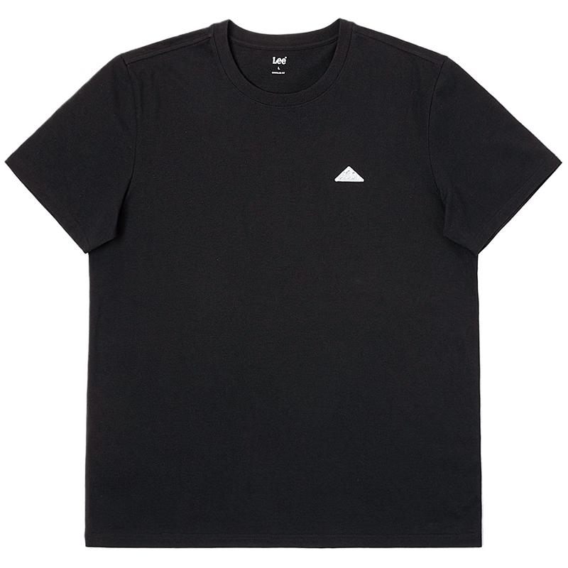 

Lee Men s 2025 New Arrival Standard Fit Triangle Logo Crew Neck T-Shirt S