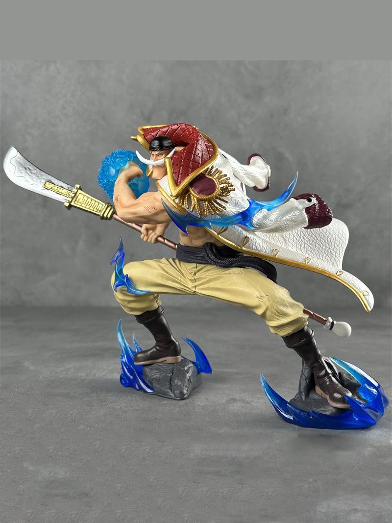 

13cm One Piece Anime Character Whitebear Pirates Edward Newgate Statue PVC Statue Model Doll Collection Gift no box