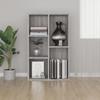 VidaXL Bookcase-Buffet Sonoma Grey 50x25x80 Cm Engineered Wood 826612