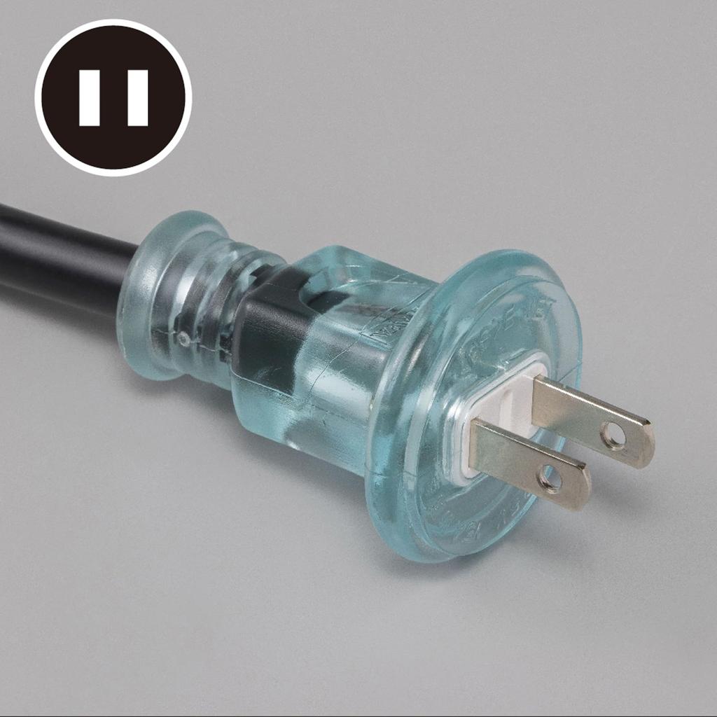 HATAYA Sunday Rainbow Reel Mini SS-10, Compact, Outdoor (Rainproof) Cord Reel, 100V, 10m Cord, 1.25mm Diameter, Standard Type, Two Outlets, Rainproof