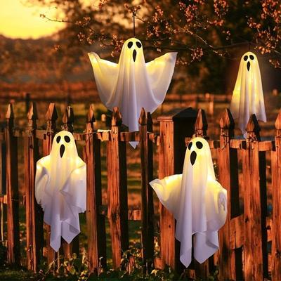 Wiszące Duchy Wewnątrz Ściana Sypialnia Na Zewnątrz Impreza Ogród Taras Ganek Podwórko Straszne Urocze Upiorne Jesienne Halloweenowe Ozdoby Prezenty