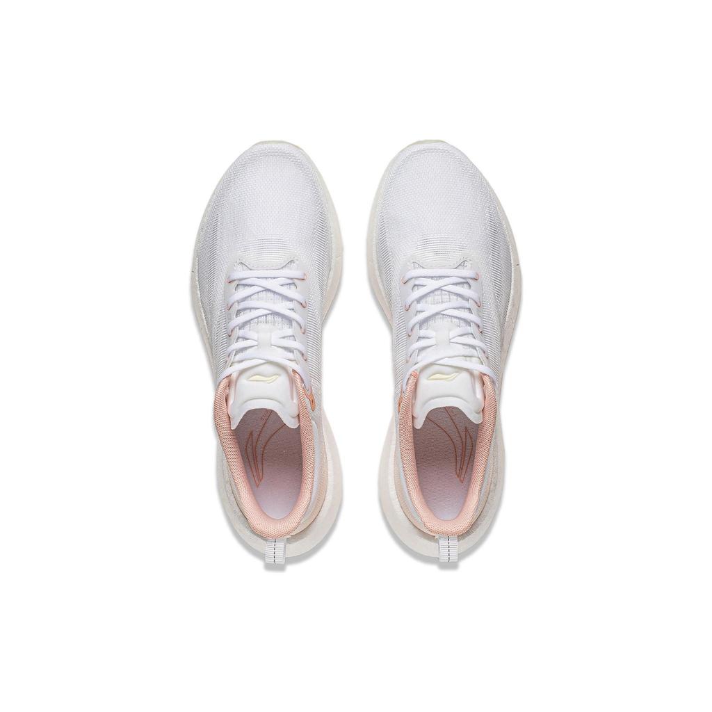Li Ning Super Light 21 Cushioning Slip Resistant Abrasion Resistant Breathable Low Top Casual Running Shoes Women's ARBU002-4