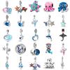925 Silver Octopus Beads Seahorse Crab Charms Dolphin Starfish Pendant Fit Original Bracelet Women DIY Accessories Jewelry Gifts