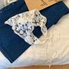 Turban Triangle Bandana Wraps Triangle Scarf Sweet Lace Hair Scarf  Girls