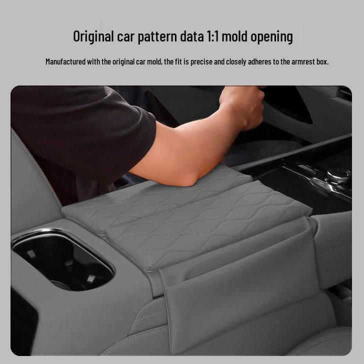 Geely Haoyue L Armrest Box Protection Pad (2023-2026) - Leather Center Console Cover
