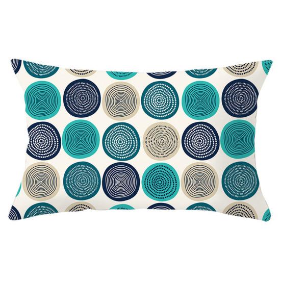 Geometric Circle Triangle Wave Pillow Case Cushion Cover Sofa Bed Car Cafe Decor