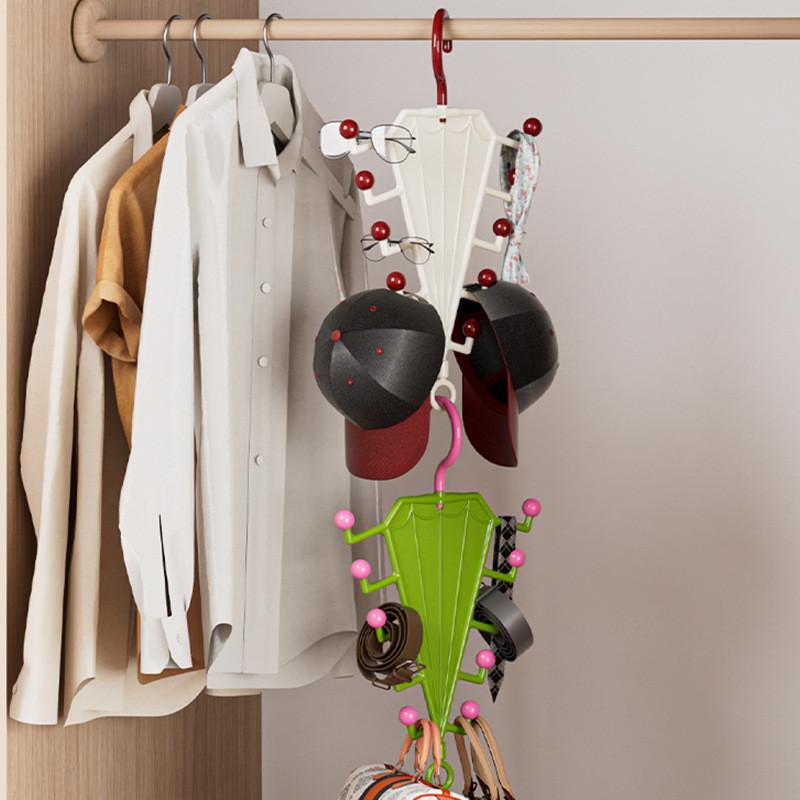 Multihook Plastic Clothes Hanger For Bedroom Closet Storage Organizer With High Load Capacity