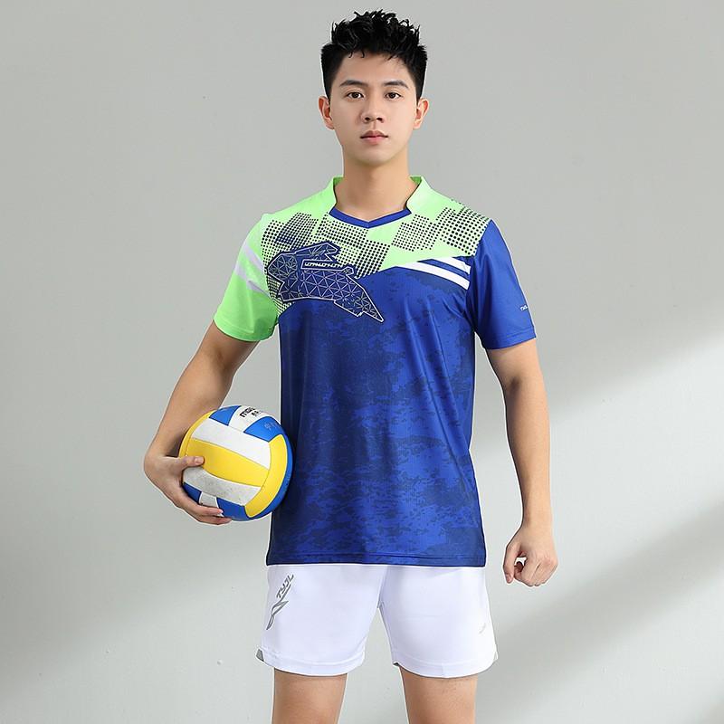 Men Women Badminton Sport T-Shirt Short Sleeve Quick Dry Athletic Wear Training Jersey