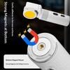Outdoor Multifunctional Camping Lamp Colorful Dynamic Atmosphere Type-C Tent Lamp Rechargeable with Magnetic Absorption Portable