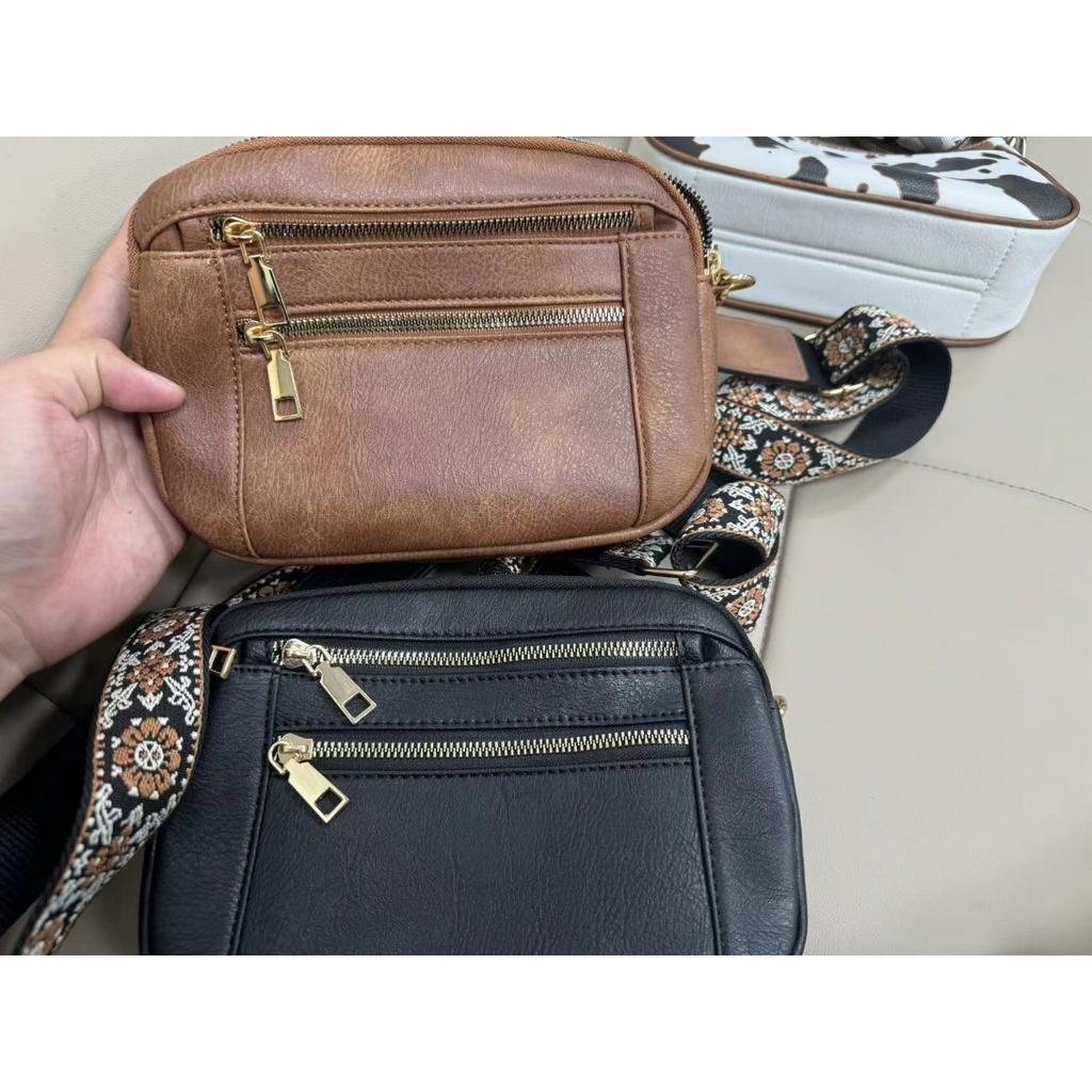 Color-blocking, Multi-functional Bags, Zippers, Crossbody Bags, Square Bags, Single-shoulder Bags, Wallets, Adjustable Shoulder Straps