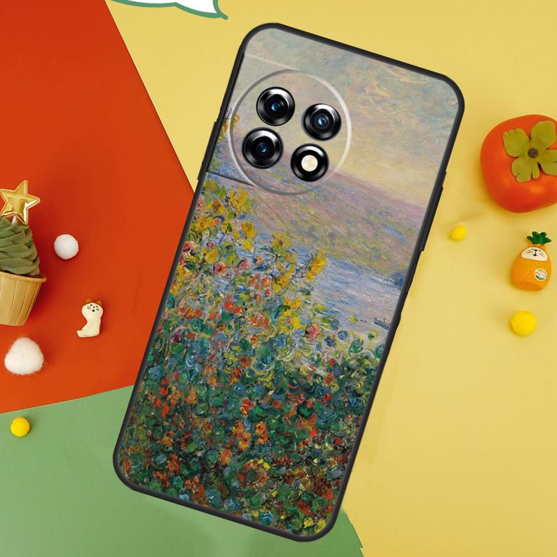 Flower Plant Art Case For OnePlus Nord 5 CE 2 3 4 Lite N20 N30 OnePlus 15 13 12 11 10 10T 12R 13T 13R Cover