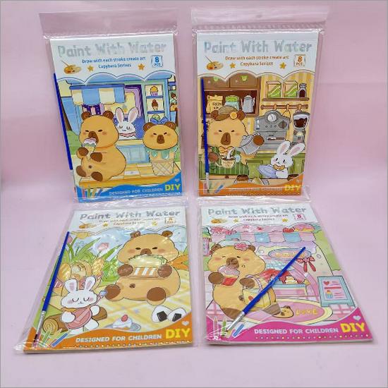 LABUBU Cartoon Coloring Book Set: Adorable DIY Painting for Kids