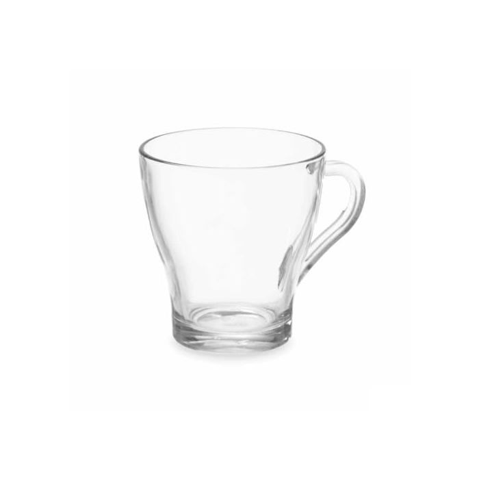 Lot de tasses à café et à thé en verre - Vivalto - 6 pièces - Transparent - 280 ml - 10x10x10 cm