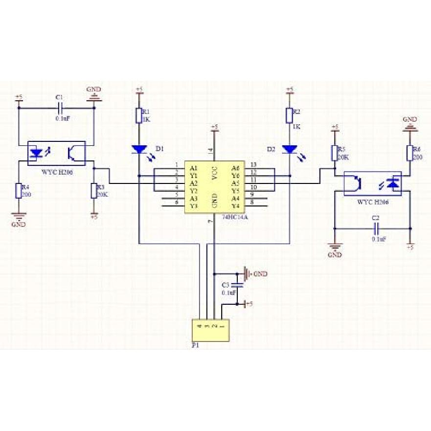 Teyleten Robot IR Infrared Slotted Optical Optocoupler Module Speed Measuring Sensor 3.3V To 5V Photo Interrupter Sensor for Arduino 10pcs