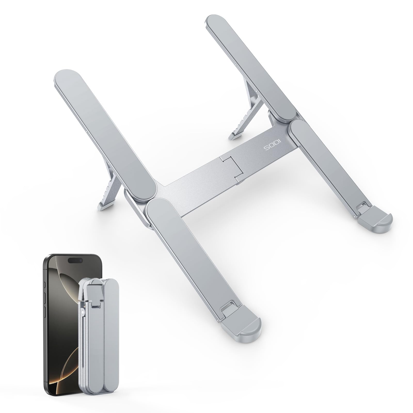 

SODI Innovative and Laptop Adjustable Improves Relieves Back and Fits Inch and Portable for Home or Outdoor Includes Storage Pouch and Japanese